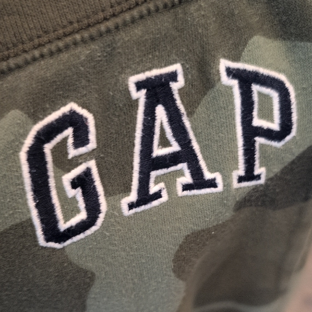 GAP Kids Navy And Olive Camo Joggers (2 Pairs) Sold Together